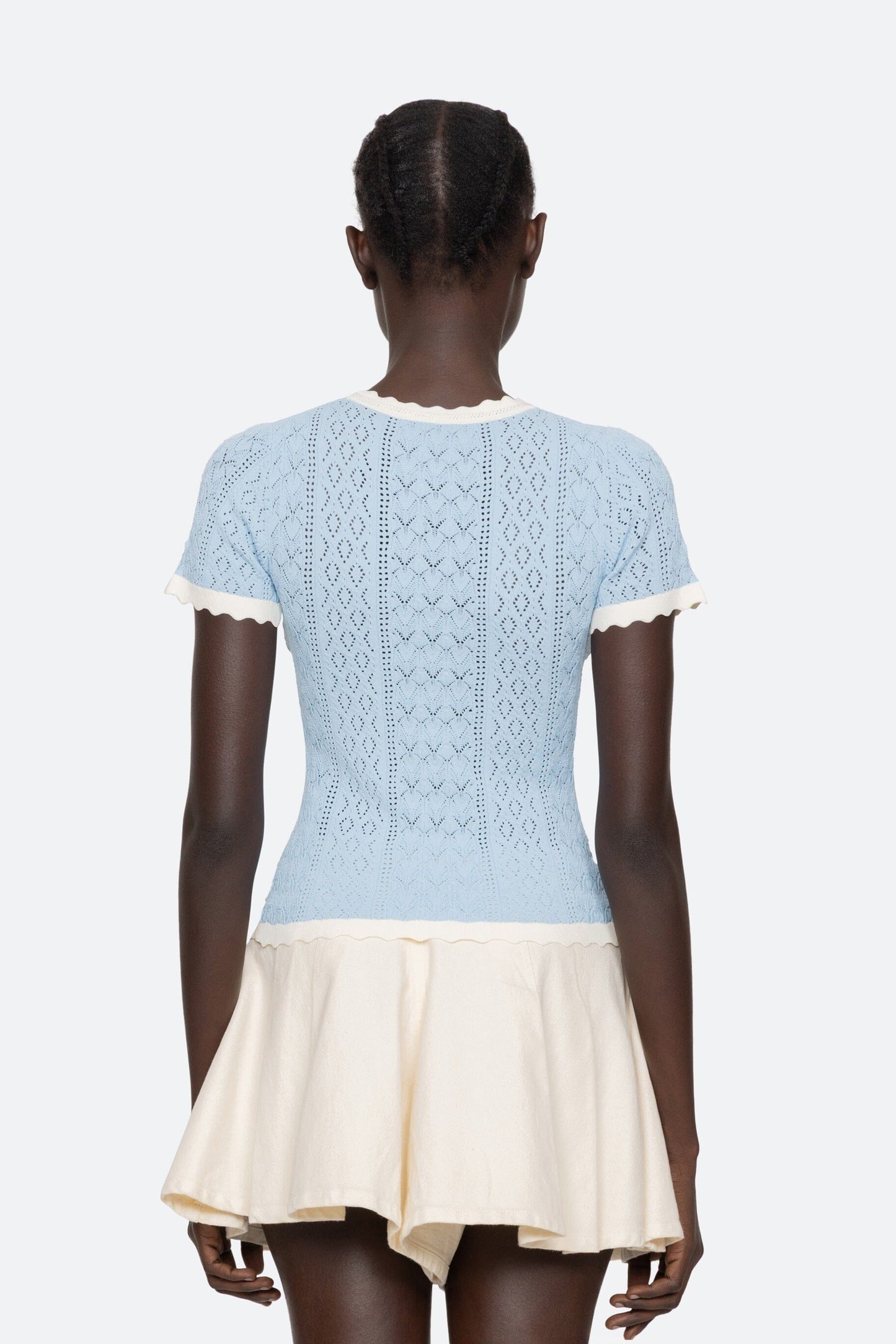 Georgia Knit Short Sleeve Top Tops/Blouses Sea NY 