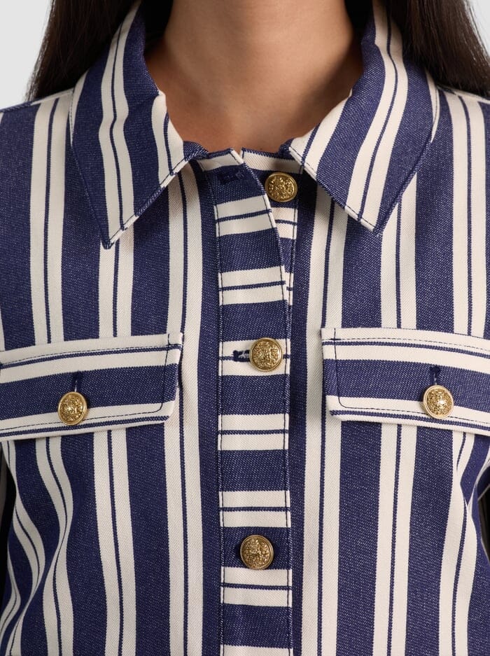 Alex Collared Boxy Jacket-Jackets-Uniquities