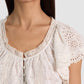 Odette Flutter Sleeve Top-Tops/Blouses-Uniquities