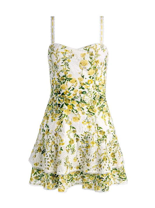Meredith Flare Mini Dress-Dresses-Uniquities