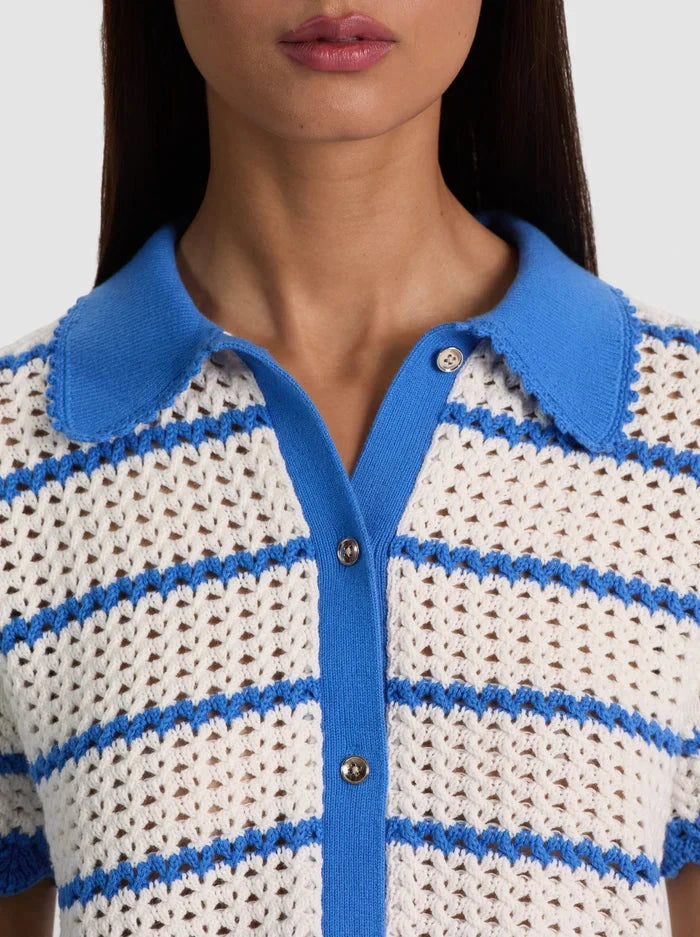 Randall Polo Cardigan-Tops/Blouses-Uniquities