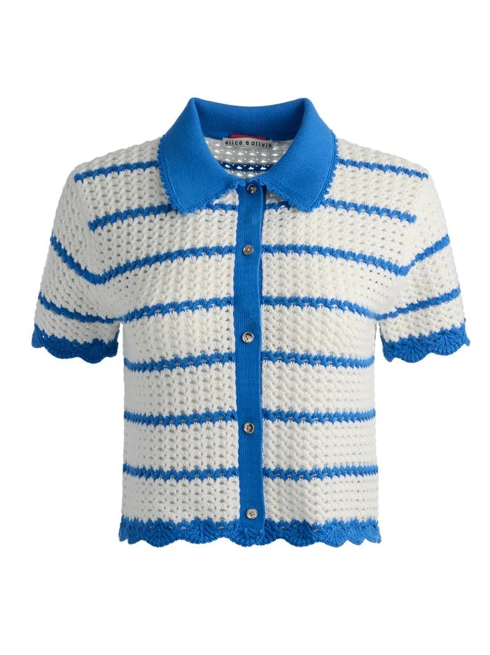 Randall Polo Cardigan-Tops/Blouses-Uniquities