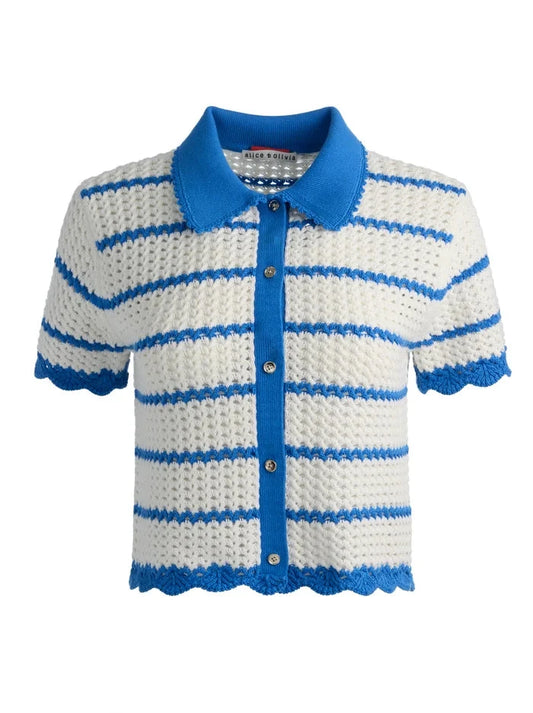 Randall Polo Cardigan-Tops/Blouses-Uniquities