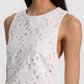 Clyde Eyelet Shift Dress-Dresses-Uniquities