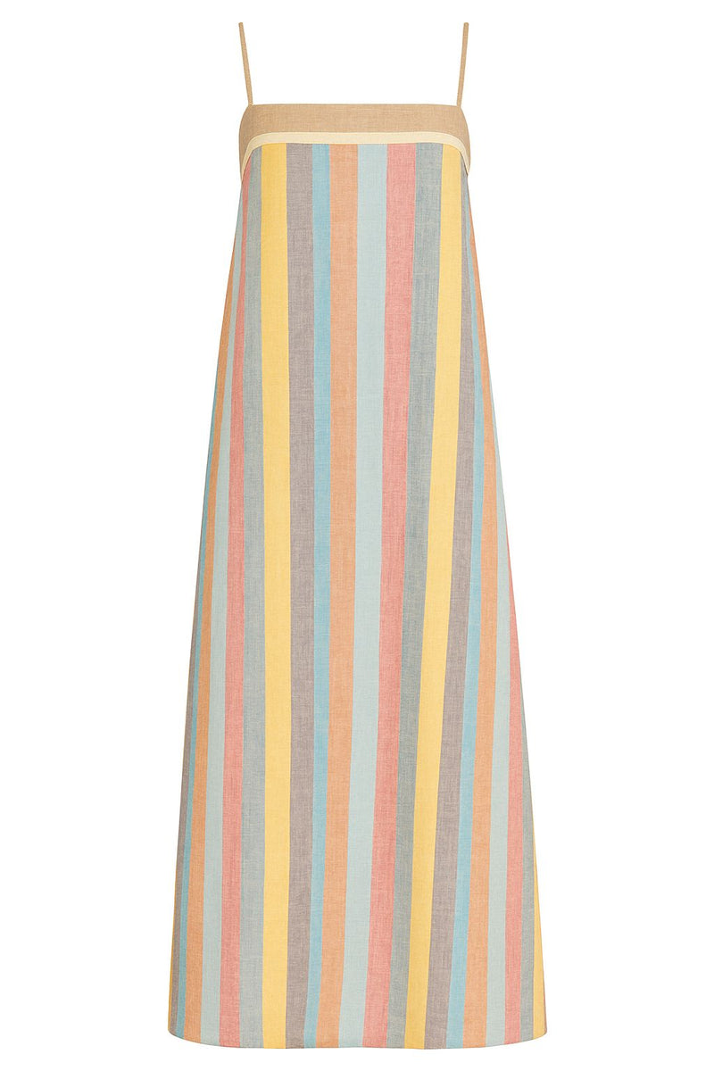 Laura Linen Dress-Dresses-Uniquities