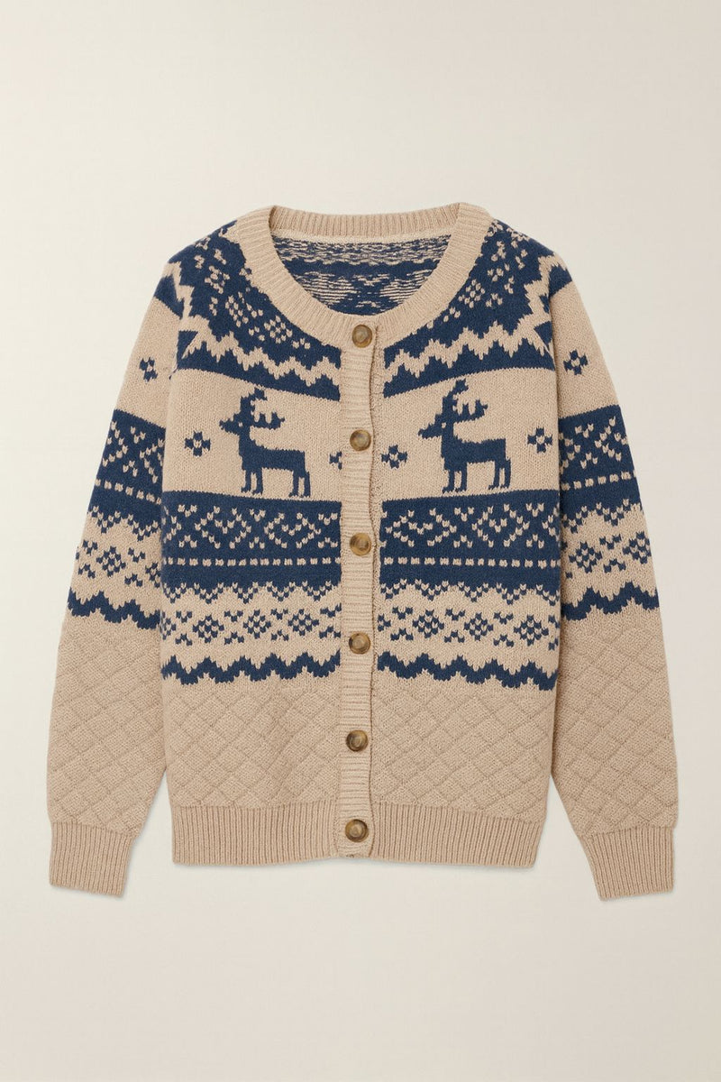 Marilyn Quilted Cardigan-Sweaters-Uniquities