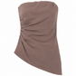 Remi Linen Asymmertrical Top