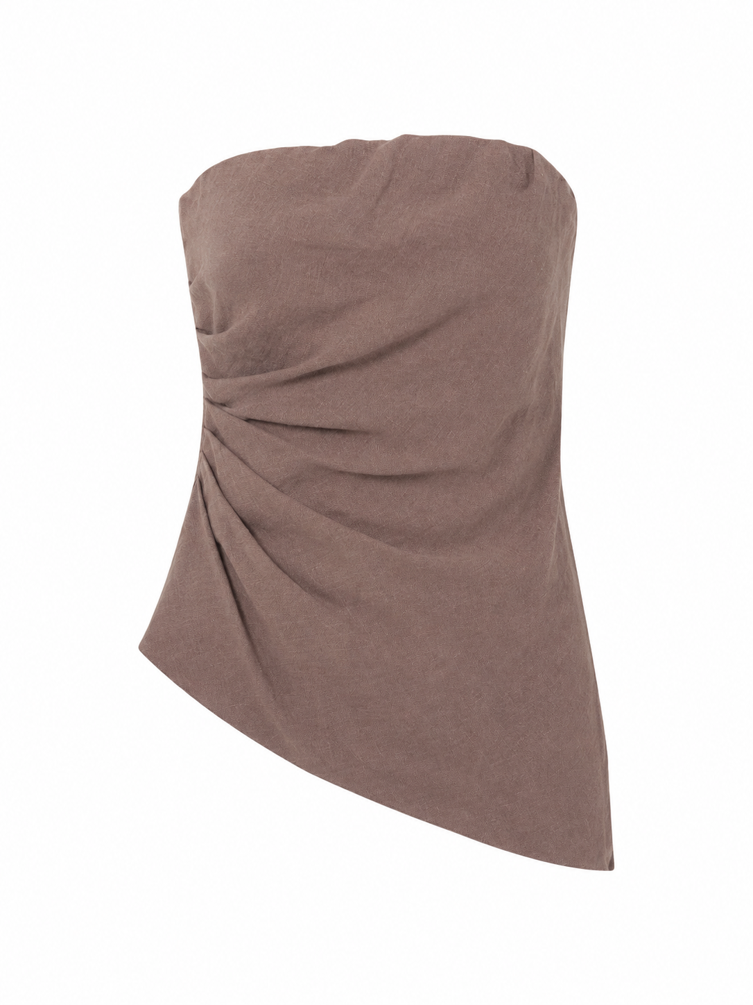 Remi Linen Asymmertrical Top