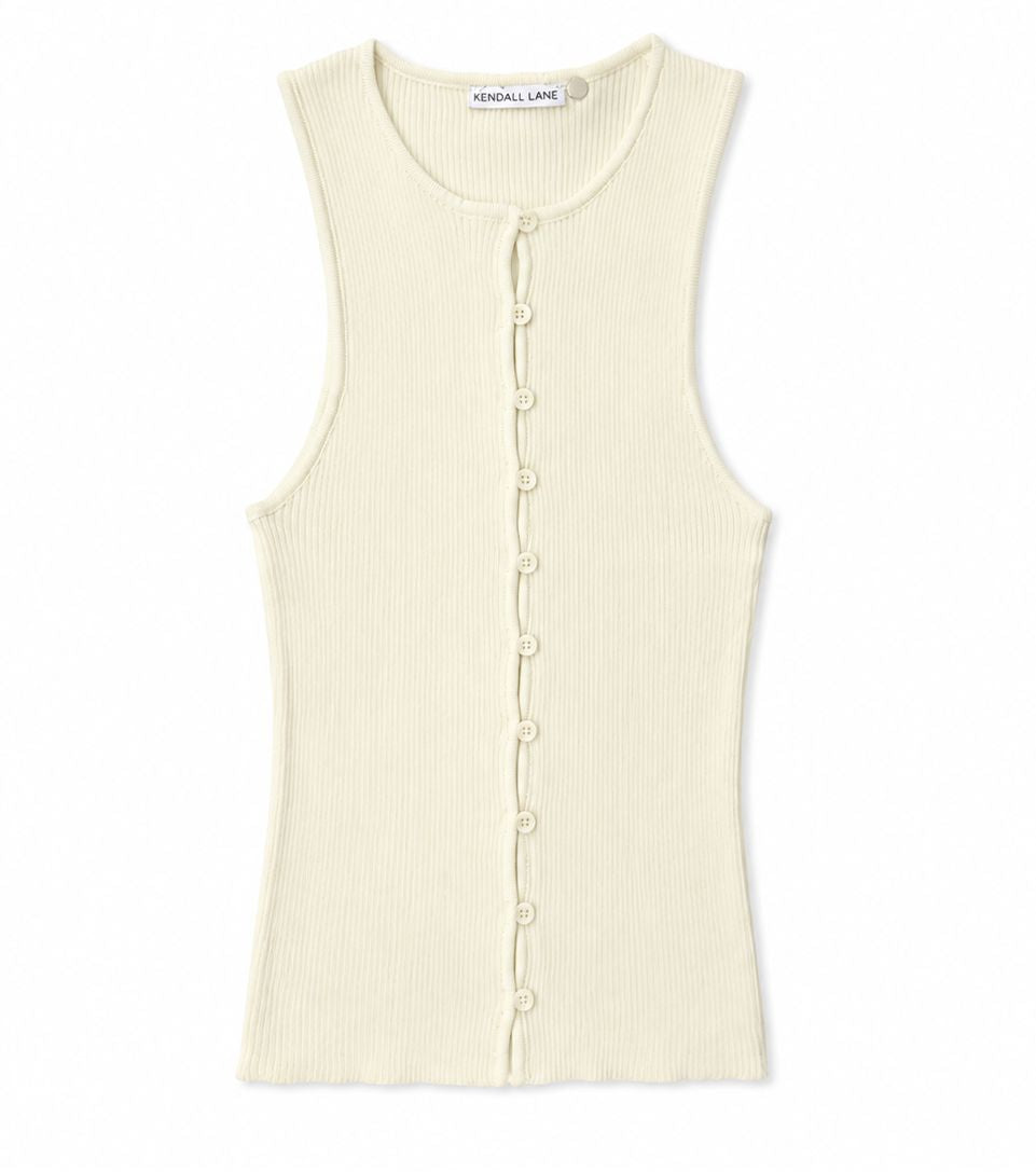 Marni Button Tank-Tops/Blouses-Uniquities