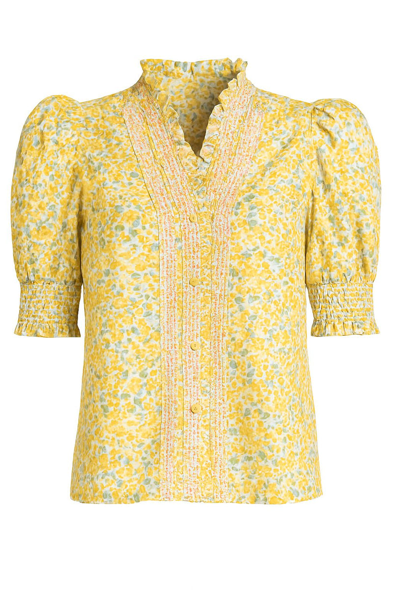 Zuri Top Short Sleeve-Tops/Blouses-Uniquities