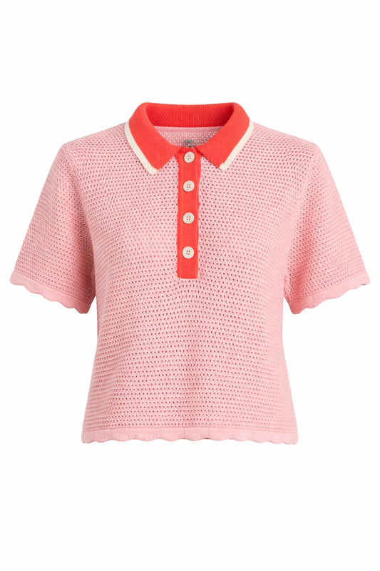 Amalia Polo-Tops/Blouses-Uniquities