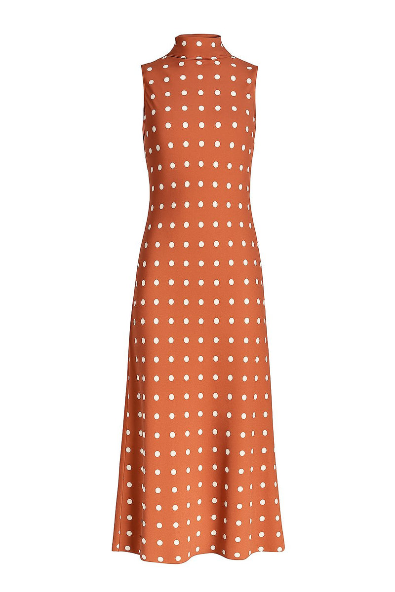 Ennis Satin Bow Midi Dress-Dresses-Uniquities