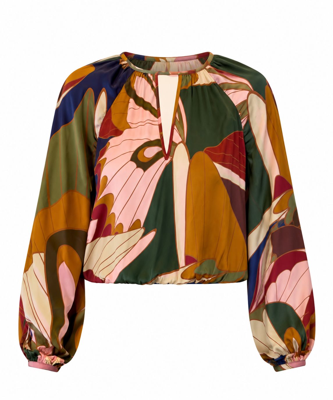 Mystical Paradise Blouse-Tops/Blouses-Uniquities