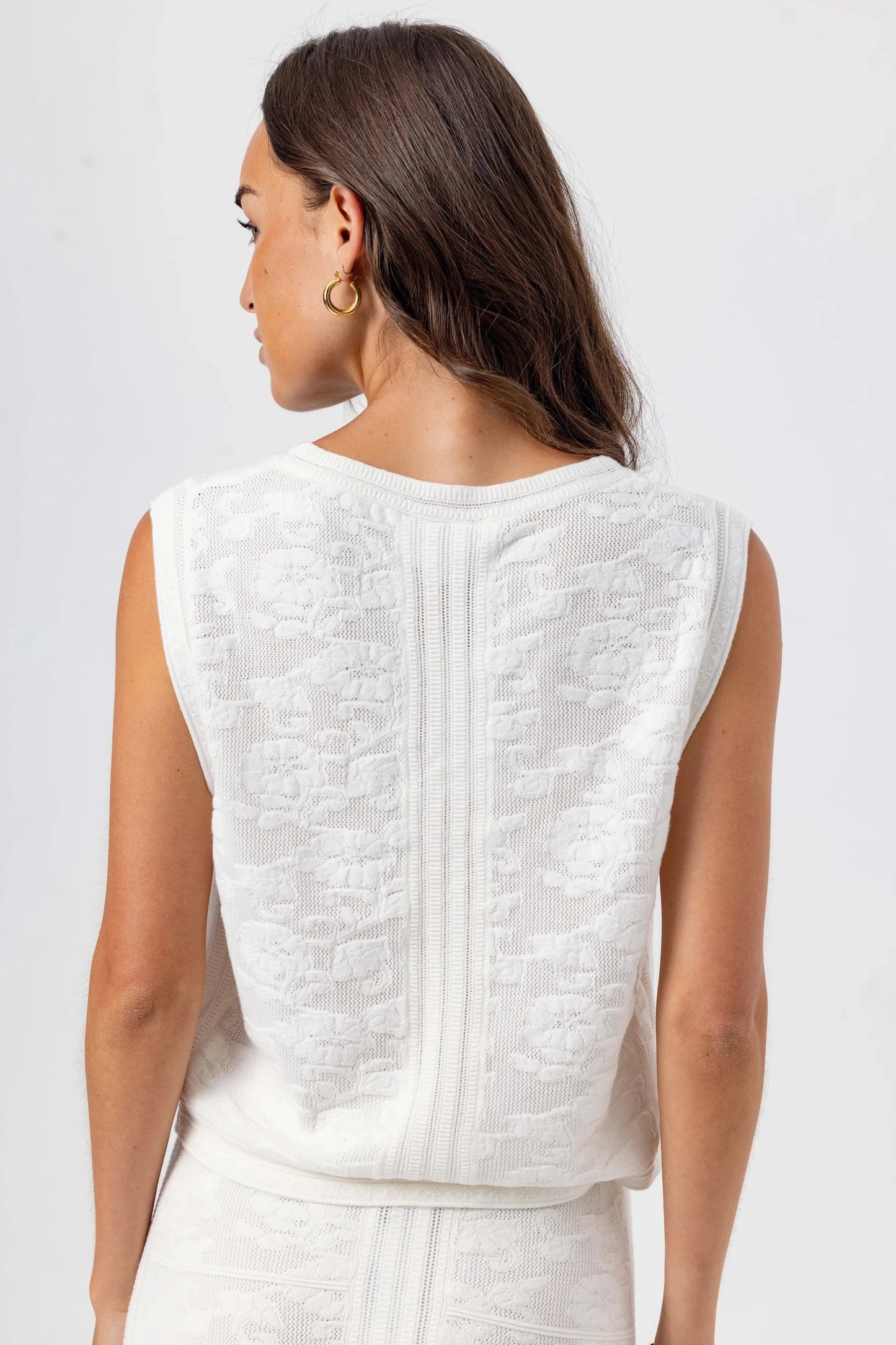 Clover Sweater Vest-Tops/Blouses-Uniquities