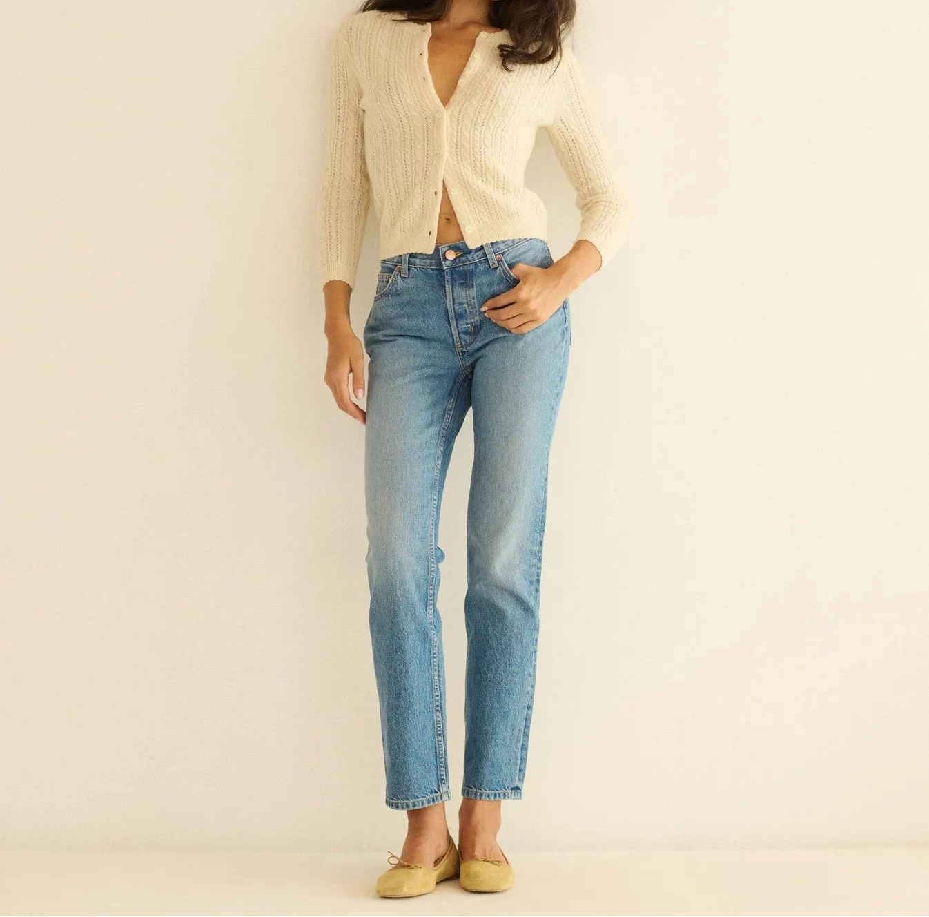 Danae Cashmere Cardigan-Sweaters-Uniquities