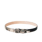 Hollyhock Two Tone Exotic Belt-Accessories-Uniquities