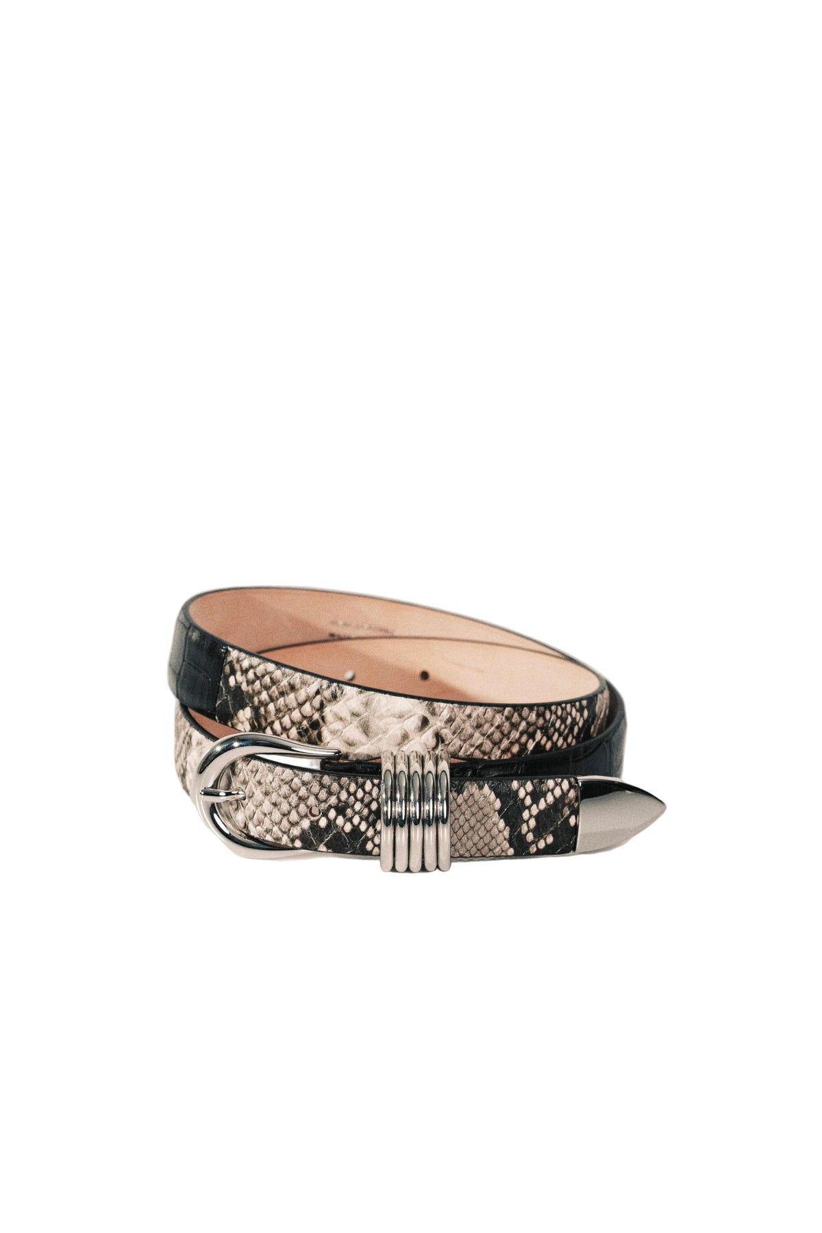 Hollyhock Two Tone Exotic Belt-Accessories-Uniquities