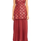 Lattice Quilt Pleat Dress-Dresses-Uniquities