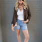 Shrunken Button Jacket-Jackets-Uniquities