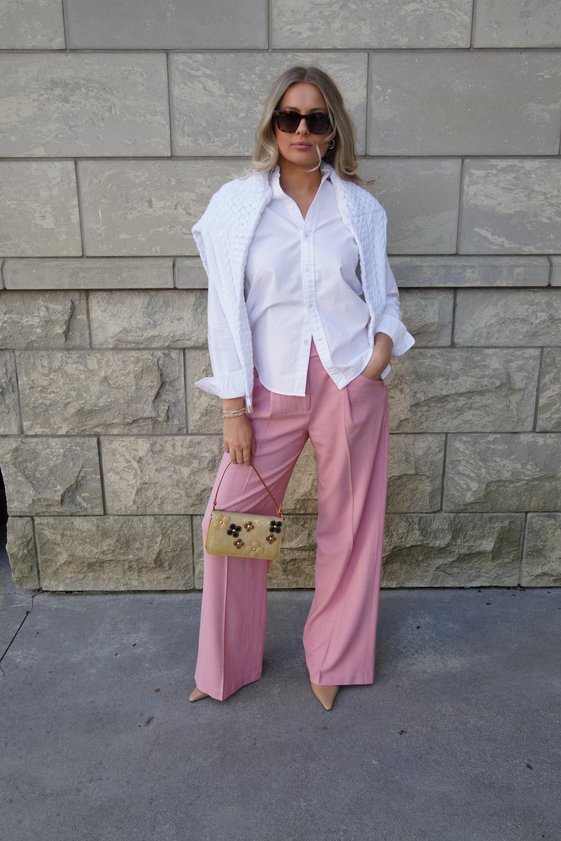 Oxford Button Up Shirt-Tops/Blouses-Uniquities