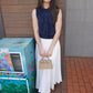 Elsie Pleated Seam Skirt-Bottoms-Uniquities