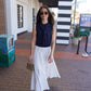 Elsie Pleated Seam Skirt-Bottoms-Uniquities