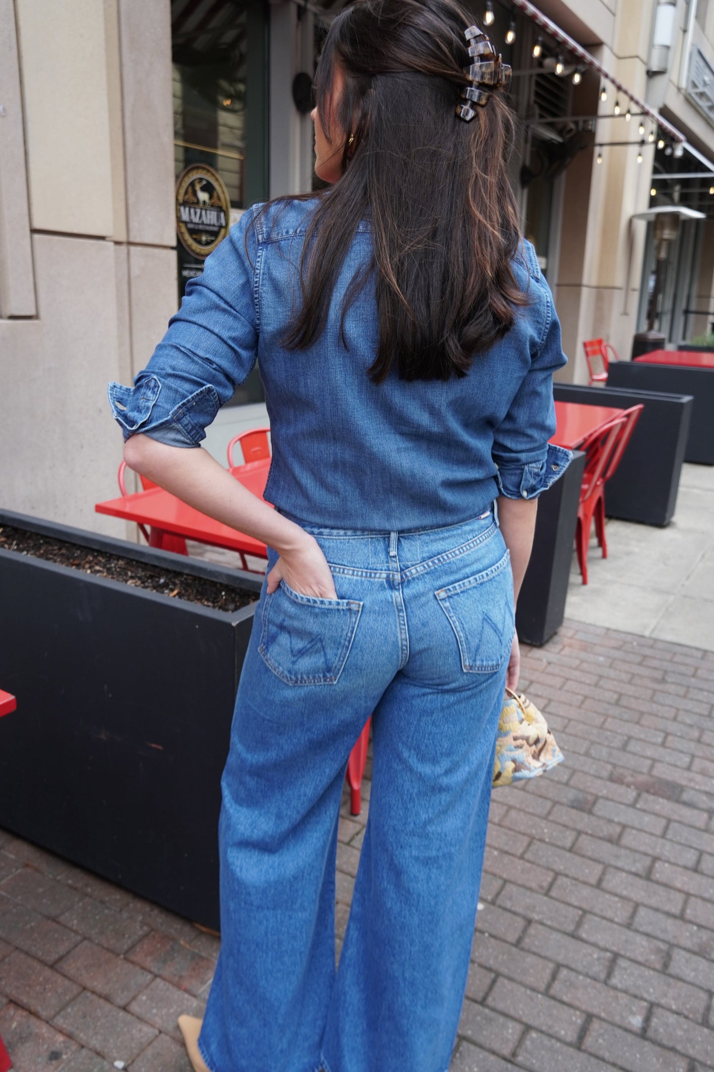 The Lemon Twist Sneak Jeans-Denim-Uniquities