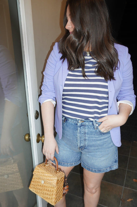 Shrunken Button Jacket-Jackets-Uniquities