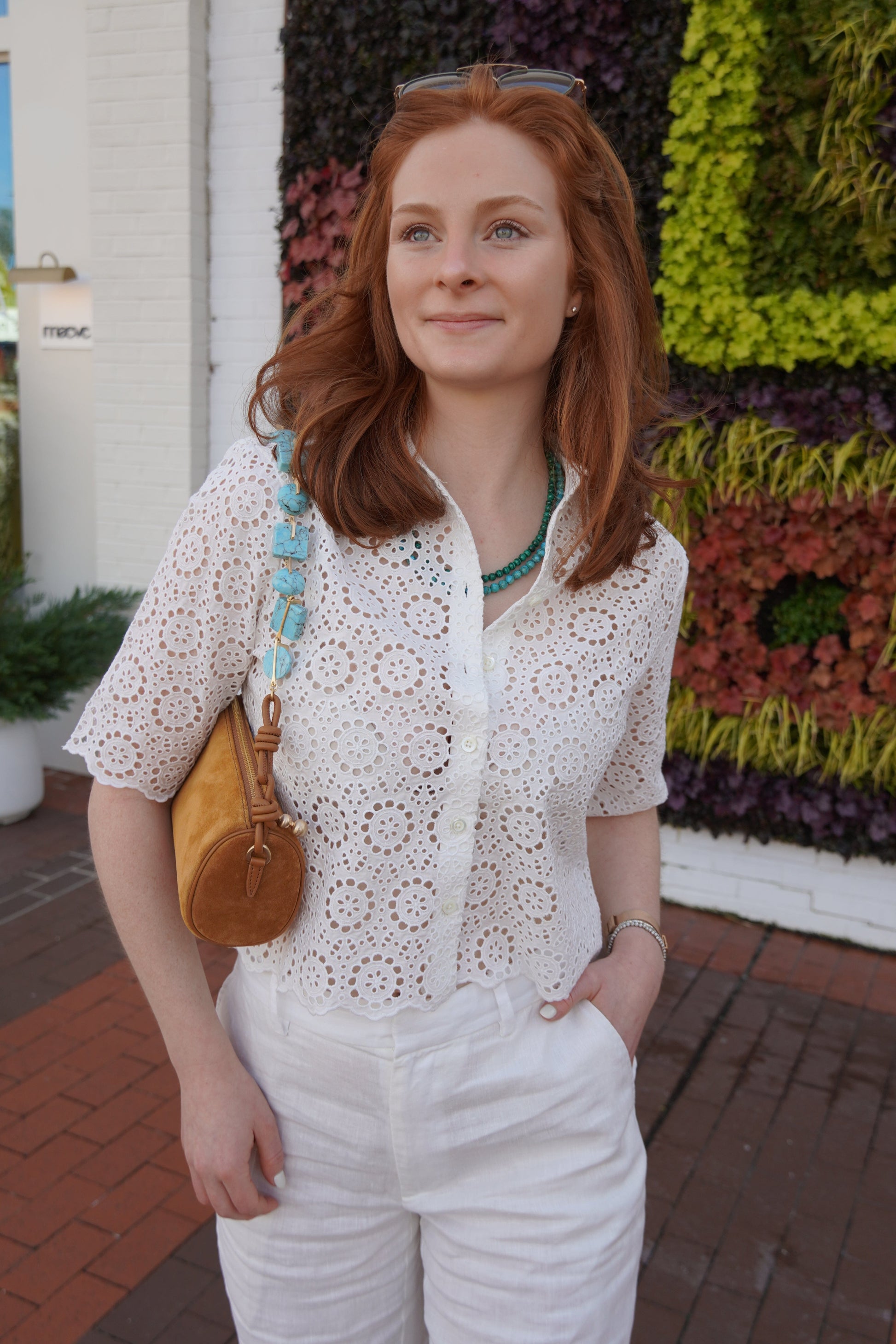 Petal Eyelet Shirt-Tops/Blouses-Uniquities