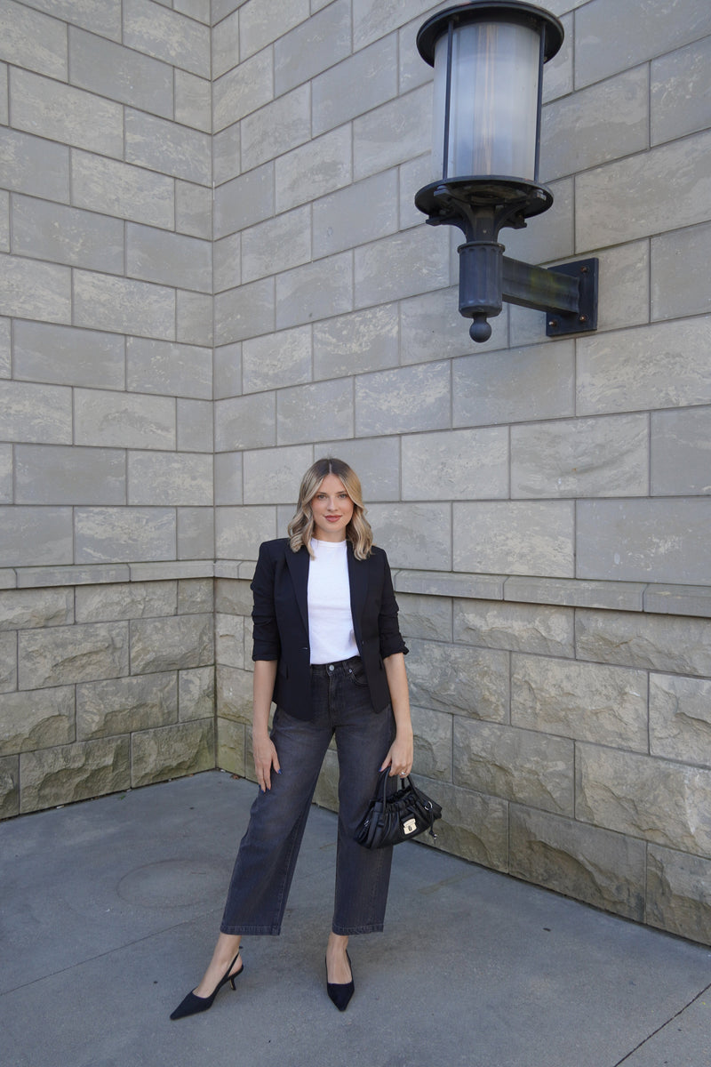 Hattie Embellished Barrel Jeans-Denim-Uniquities