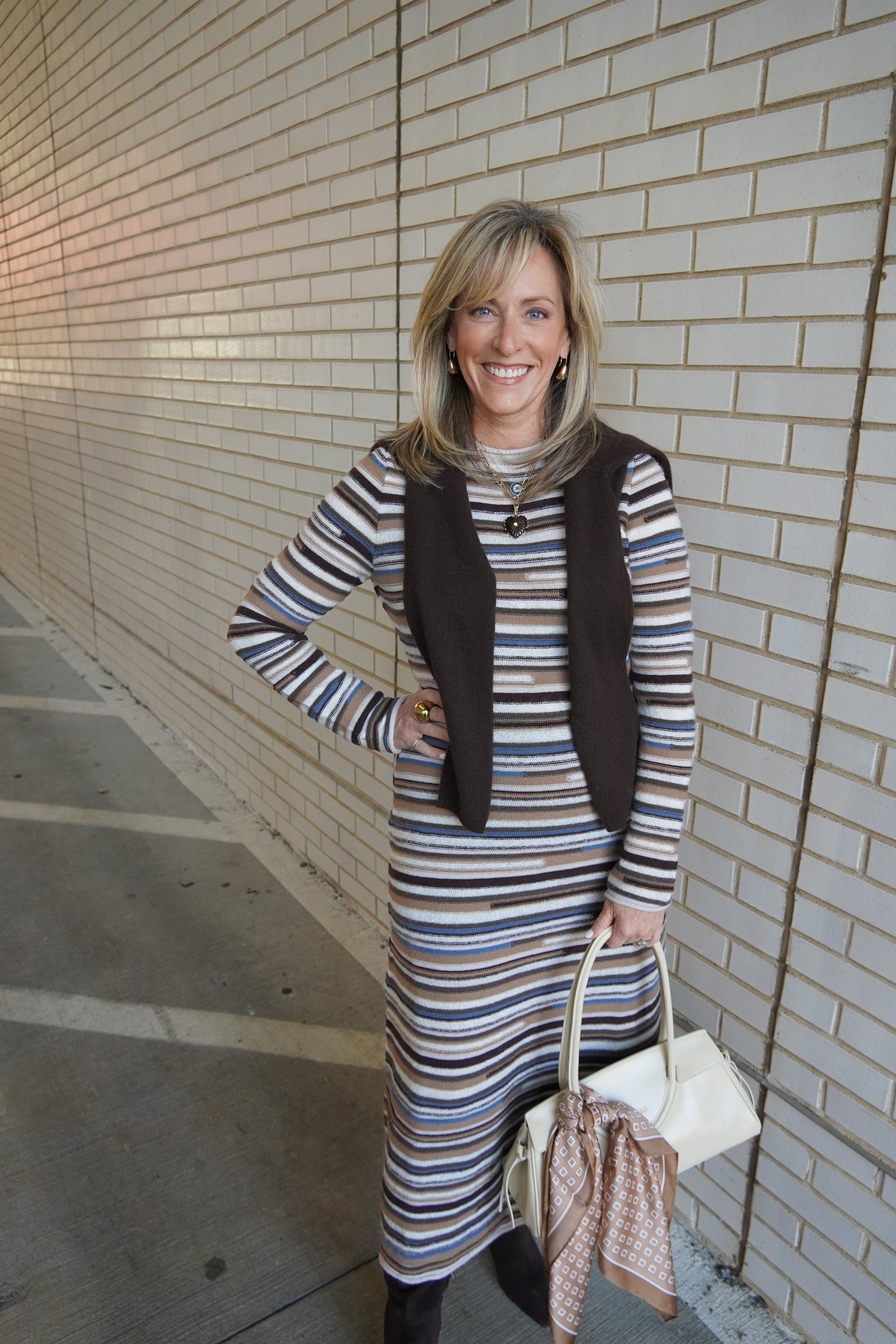 Sanders Knit Dress-Dresses-Uniquities