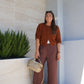 Mica Small Bowler Suede-Accessories-Uniquities