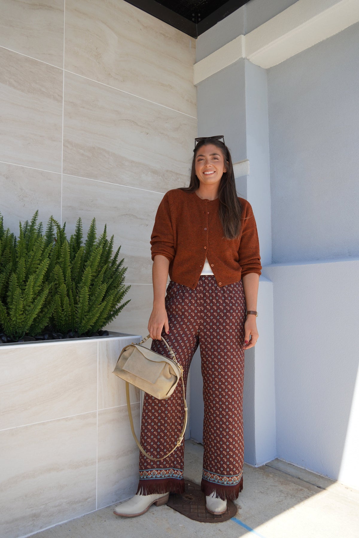 Mica Small Bowler Suede-Accessories-Uniquities