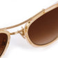 Dallas 12k Titanium + Champagne Sunglasses-Accessories-Uniquities