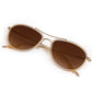 Dallas 12k Titanium + Champagne Sunglasses-Accessories-Uniquities