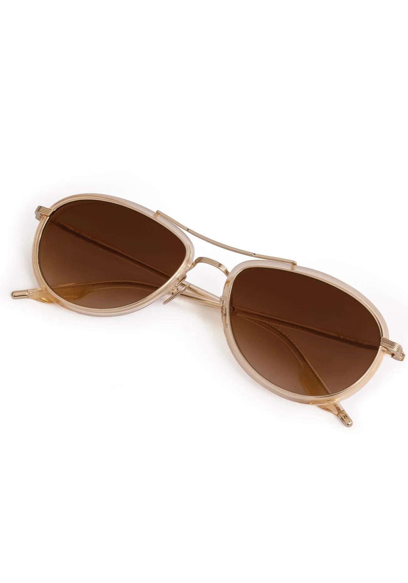 Dallas 12k Titanium + Champagne Sunglasses-Accessories-Uniquities
