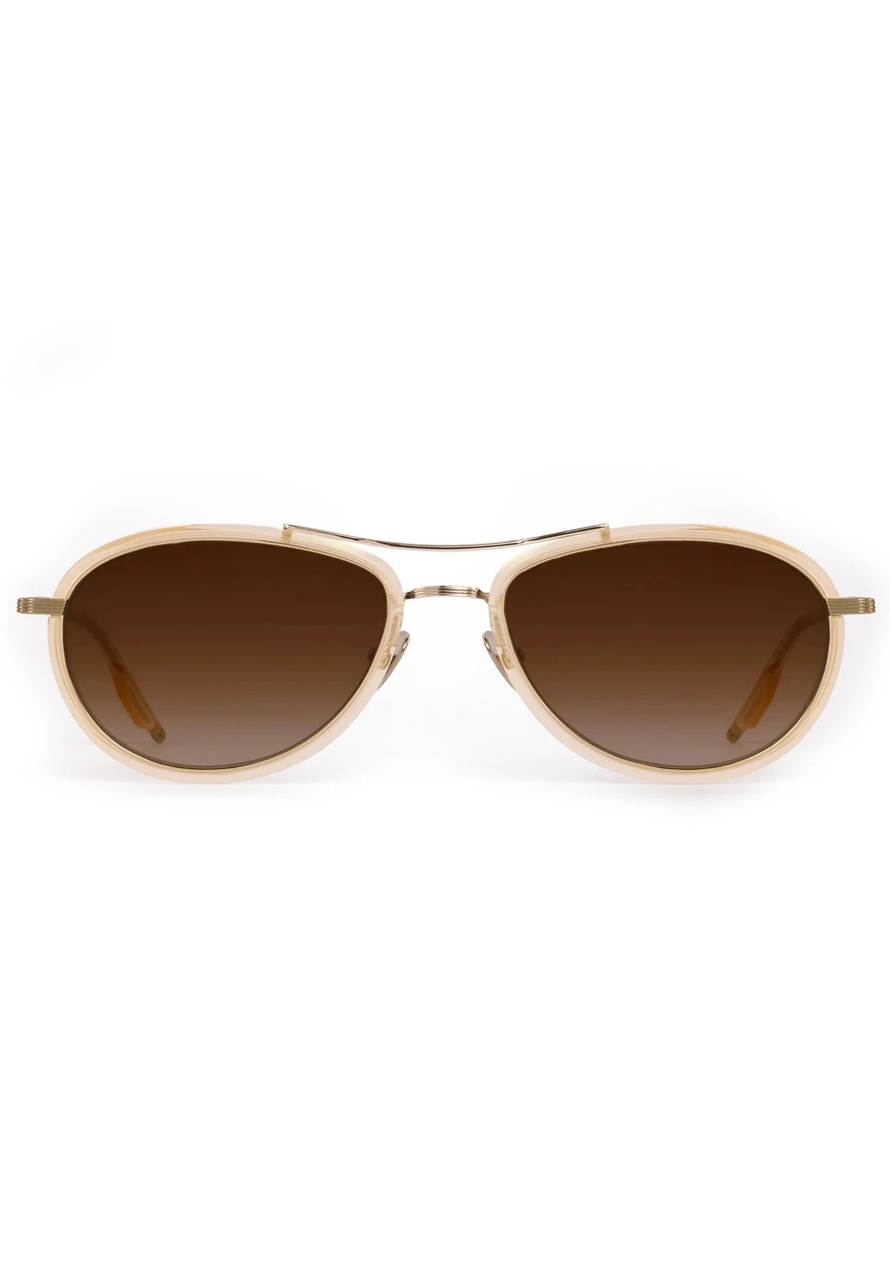 Dallas 12k Titanium + Champagne Sunglasses-Accessories-Uniquities