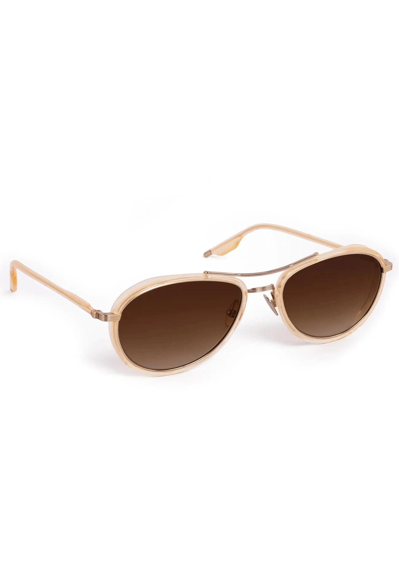 Dallas 12k Titanium + Champagne Sunglasses-Accessories-Uniquities