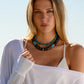 Turquoise Dyed Puka Necklace-Jewelry-Uniquities