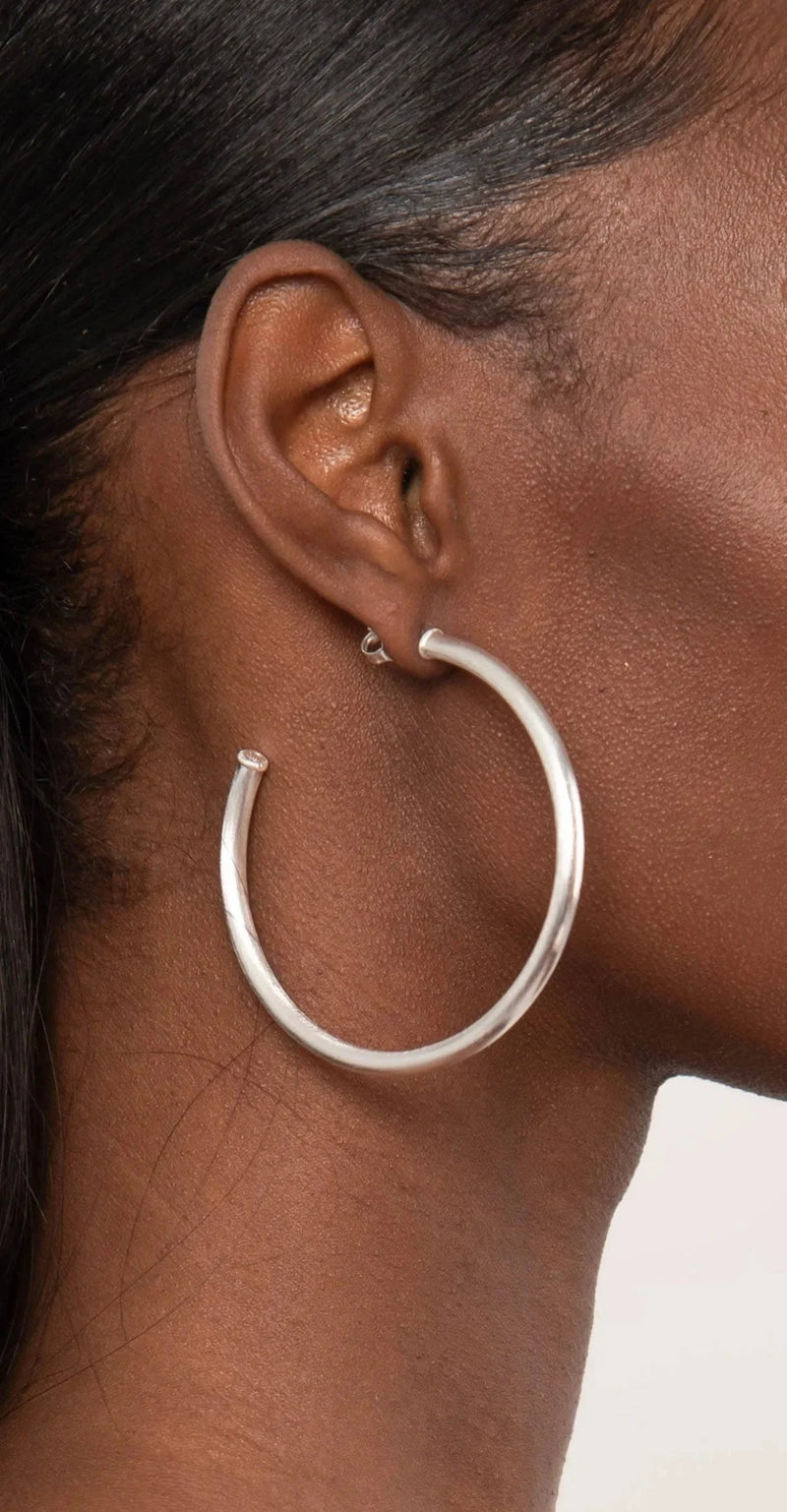 Favorite Hoop Silver-Jewelry-Uniquities