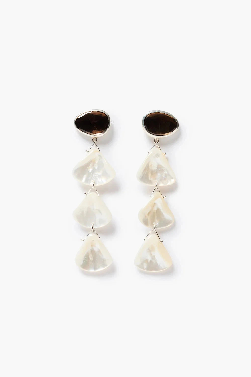 Cascading Mother Of Pearl Earring-Jewelry-Uniquities