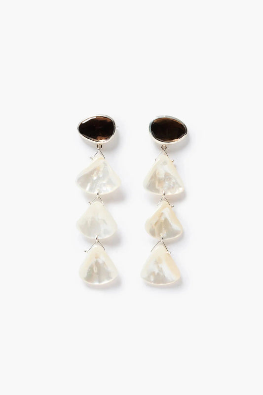 Cascading Mother Of Pearl Earring-Jewelry-Uniquities
