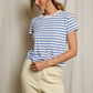 Everett Stripe Boxy Tee-Tee Shirts-Uniquities