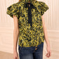 Estela Short Sleeve Cotton Top-Tops/Blouses-Uniquities