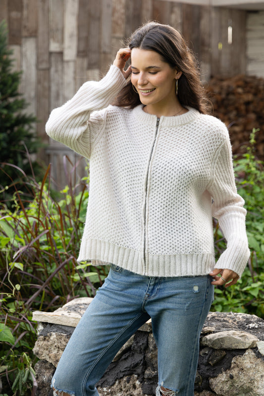 Shepherd Zip Up Cardigan
