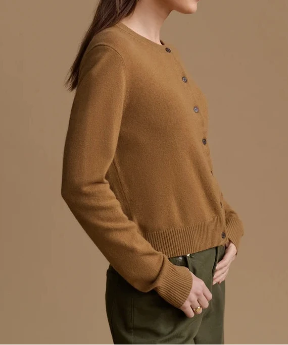 Flynn Cashmere Cardigan-Sweaters-Uniquities