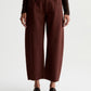 Hattie Crop In Chestnut-Denim-Uniquities