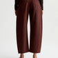 Hattie Crop In Chestnut-Denim-Uniquities