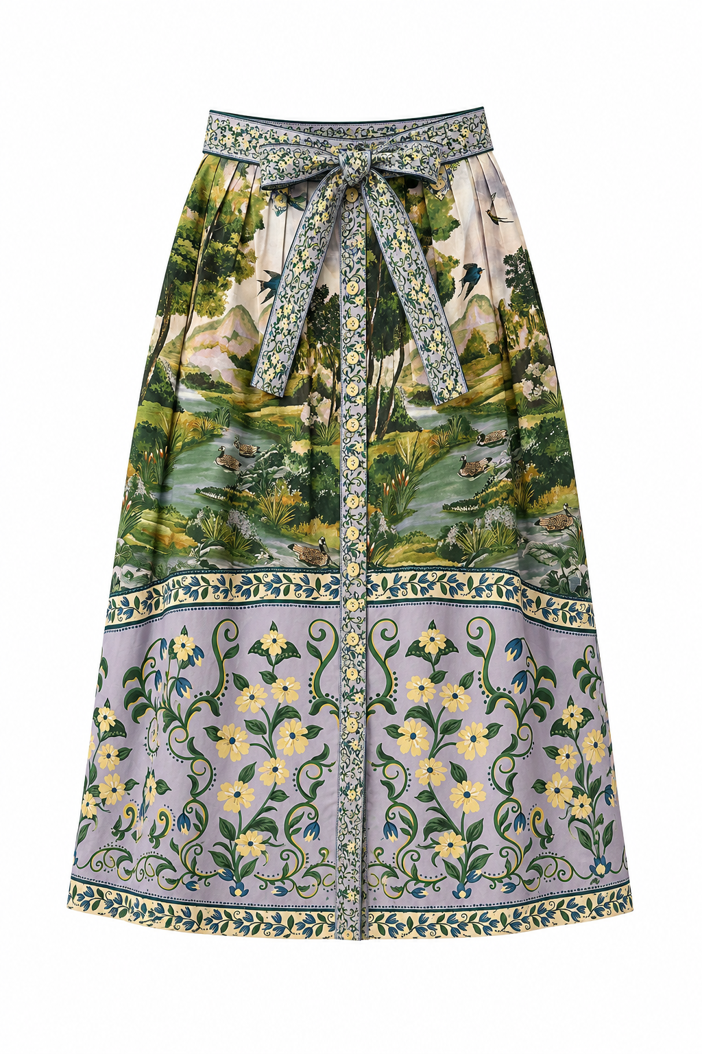 Countryside Land Midi Skirt