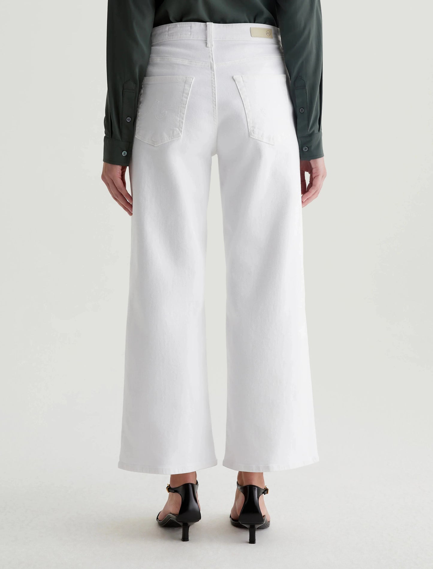 Saige Wide Leg Crop Jeans-Denim-Uniquities